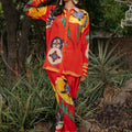 Scarlet Bloom Co-ord Set