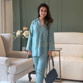 Blue Breeze Linen Co-ord Set