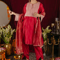 Surkh Kurta Set