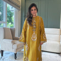 Mustard Chaandraat Kaftaan