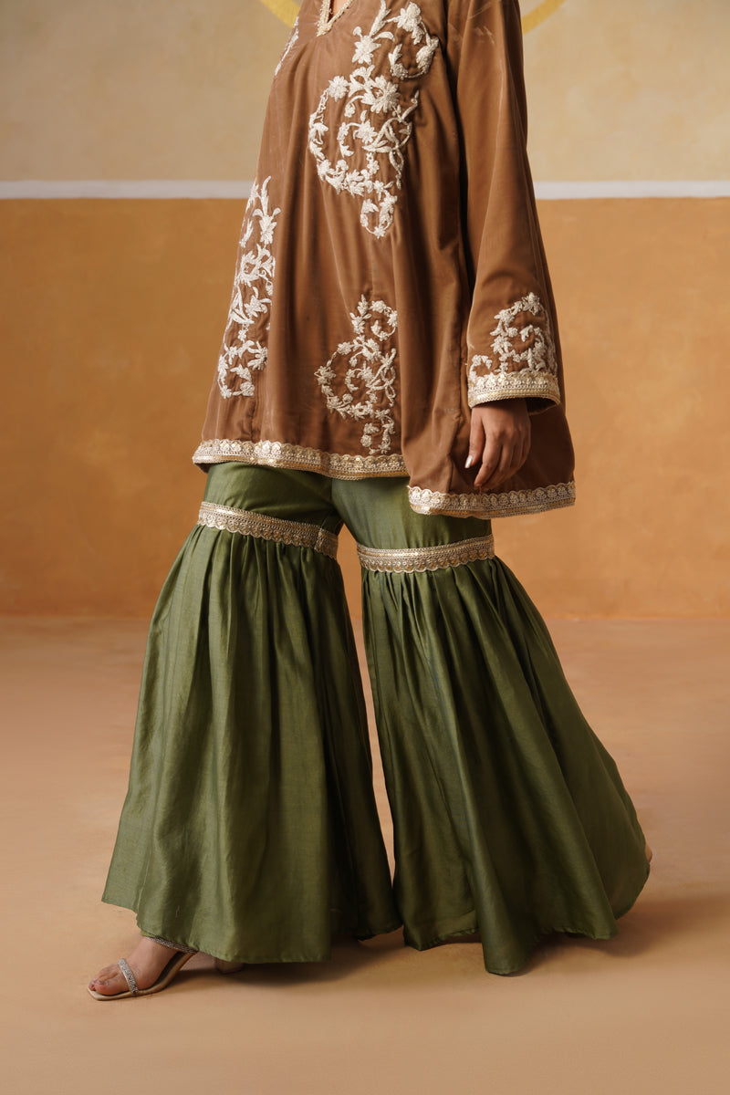 Tarang Kurta Set with Gharara