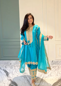 Dupatta Turquoise