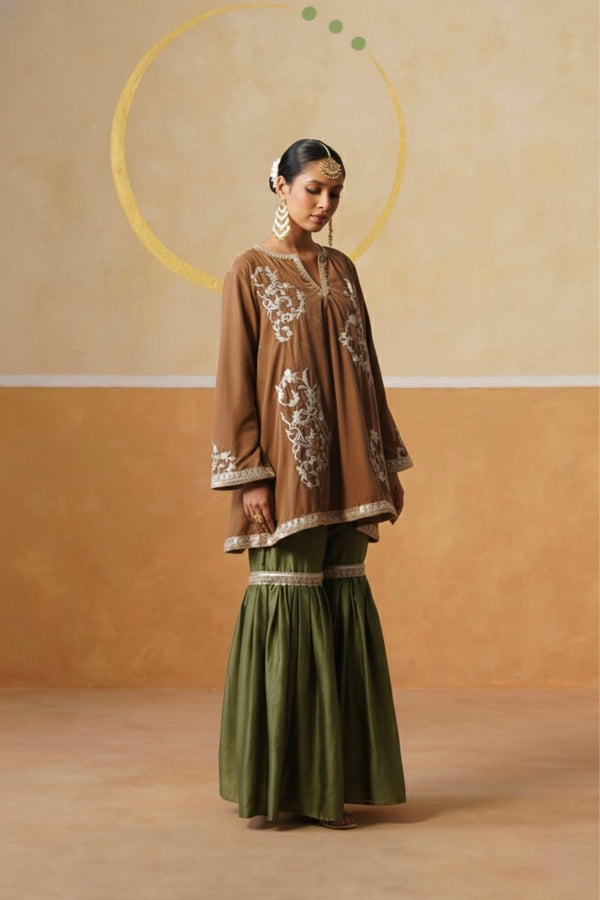Tarang Kurta Set with Gharara