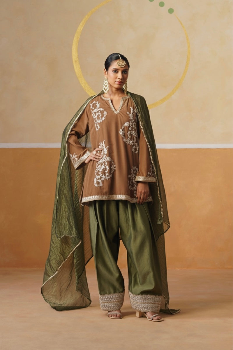 Tarang Kurta Set with Farshi Salwar