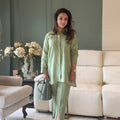 Mint Mist Linen Co-ord Set