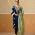Velvet Indira Kurta Set