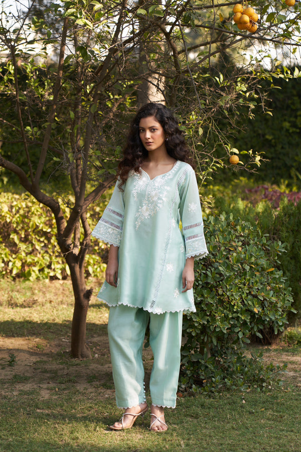 Celadon Kurta Set