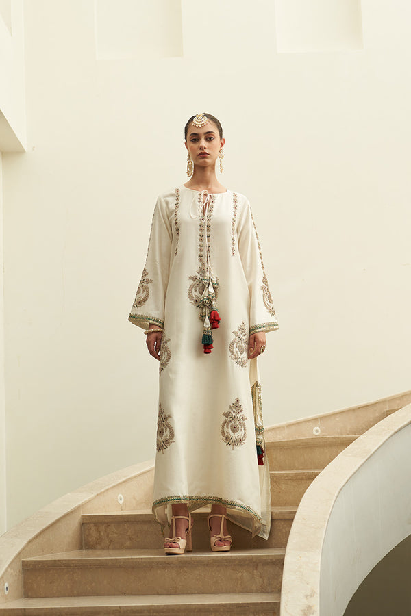Ivory Chaandraat Kaftaan