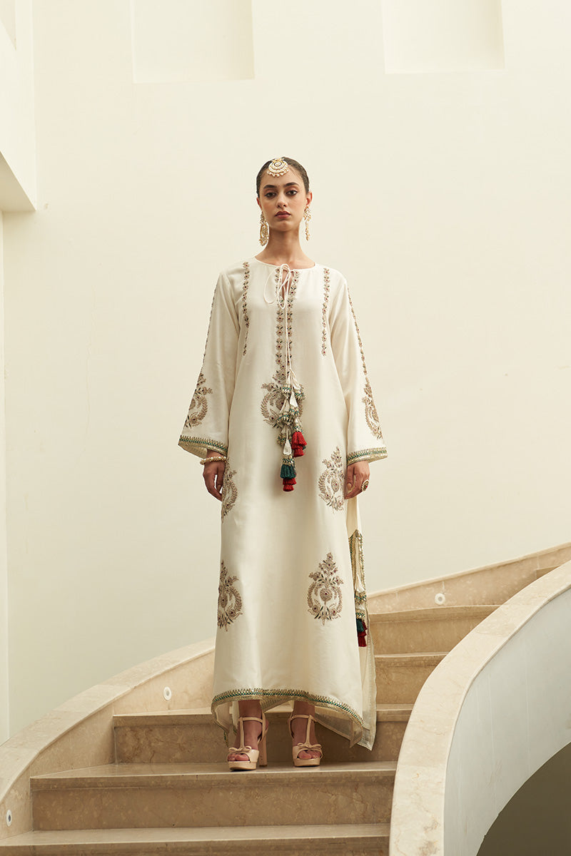 Ivory Chaandraat Kaftaan