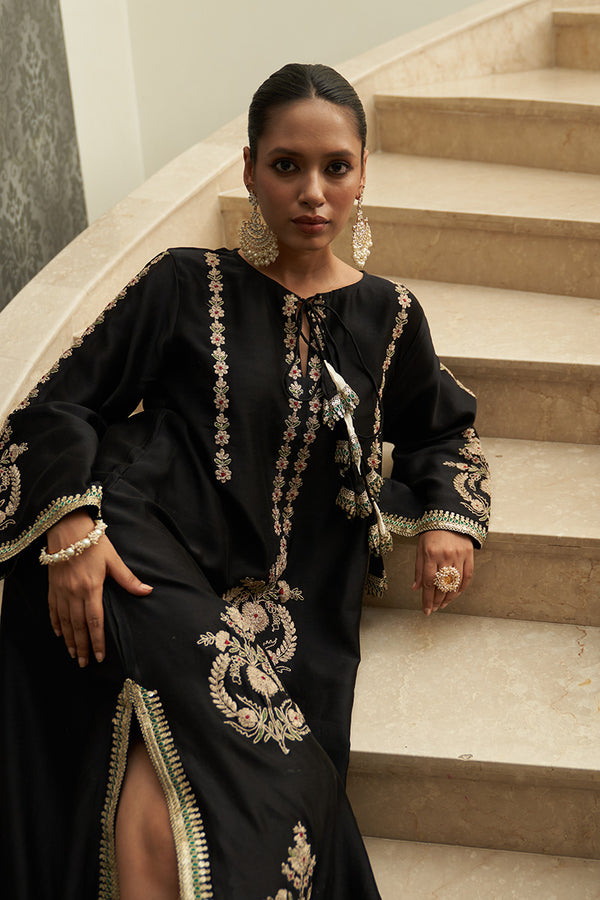 Black Chaandraat Kaftaan