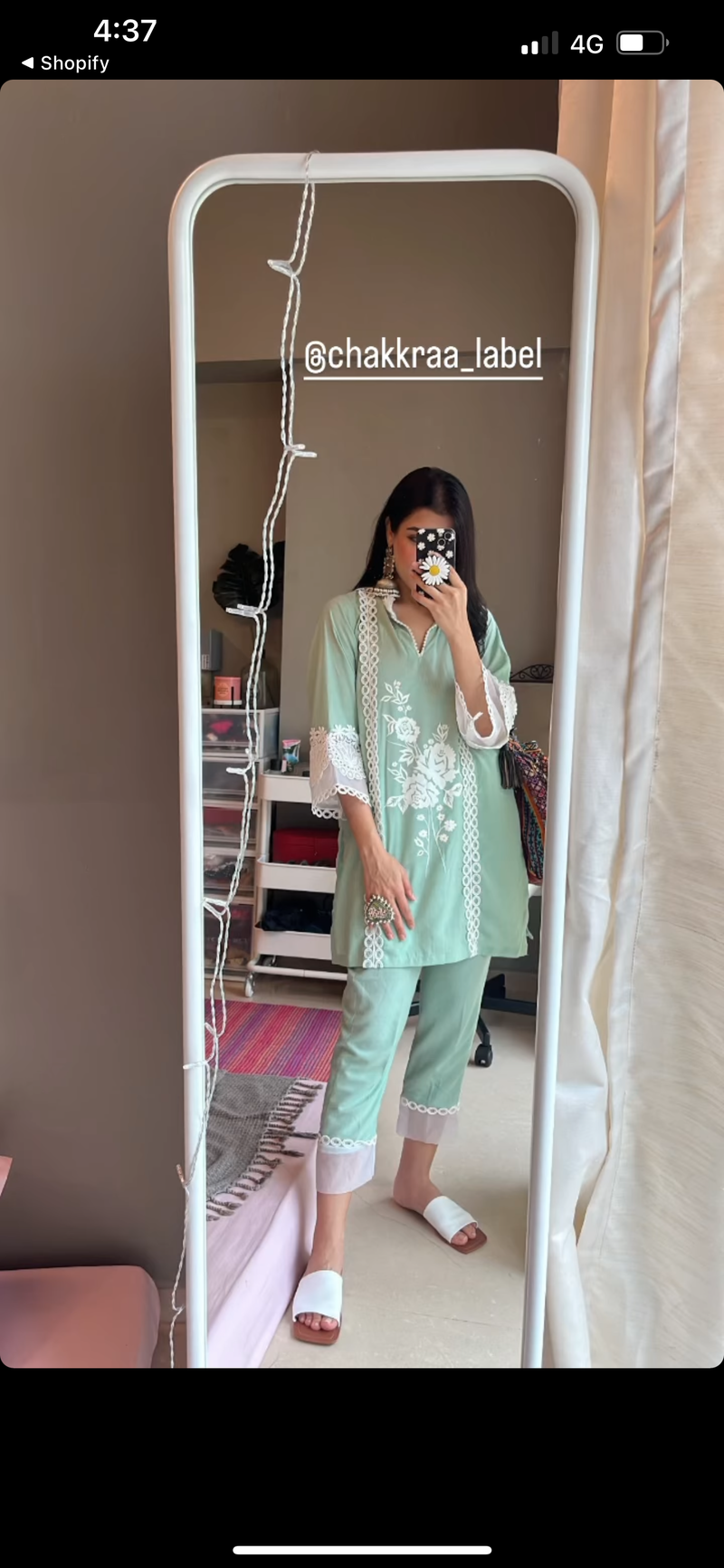 Sukhmani Gambhir’s pick Leher Kurta Set