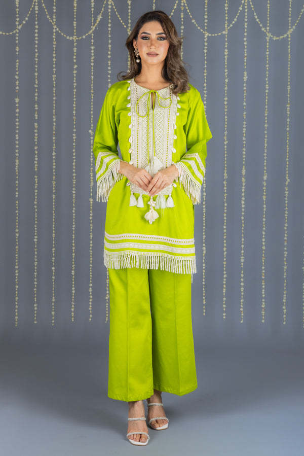 Sabz Green Kurta Set