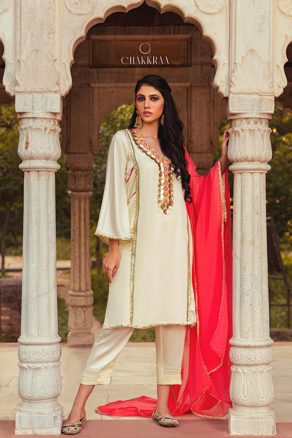 Jasmine Kurta Set With Dupatta