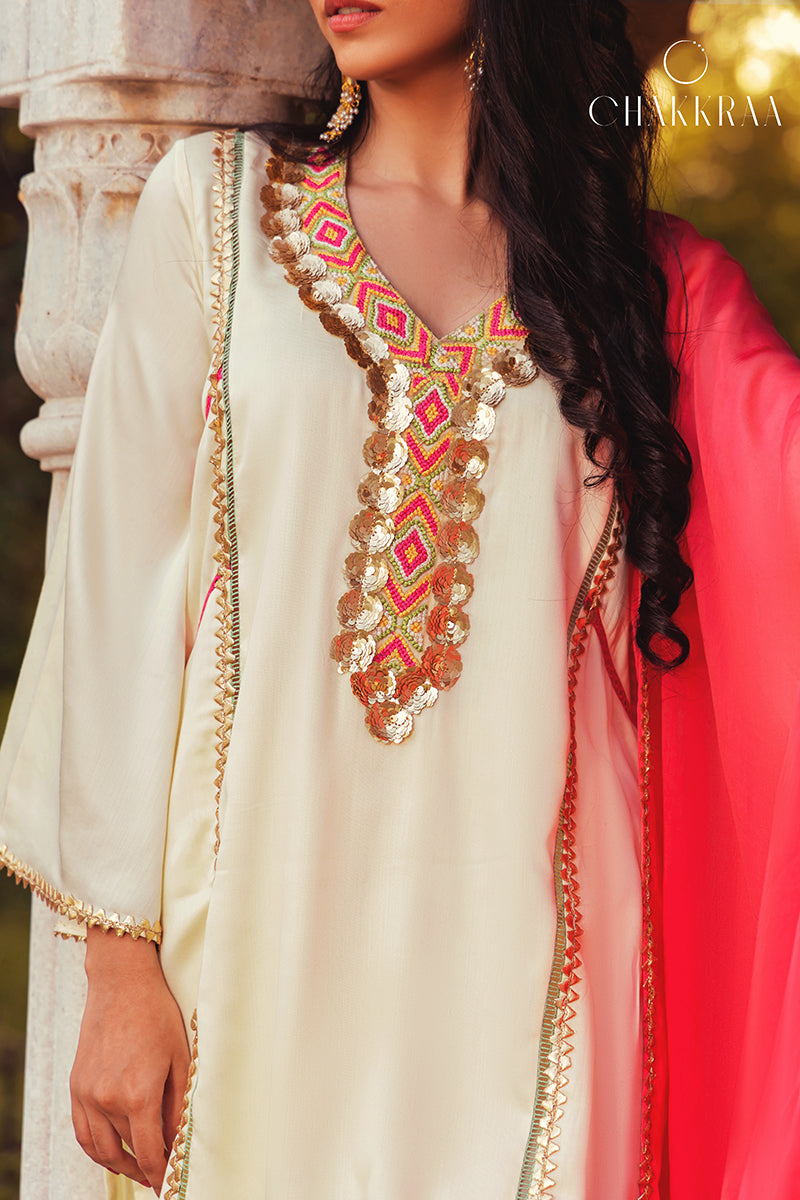 Jasmine Kurta Set With Dupatta