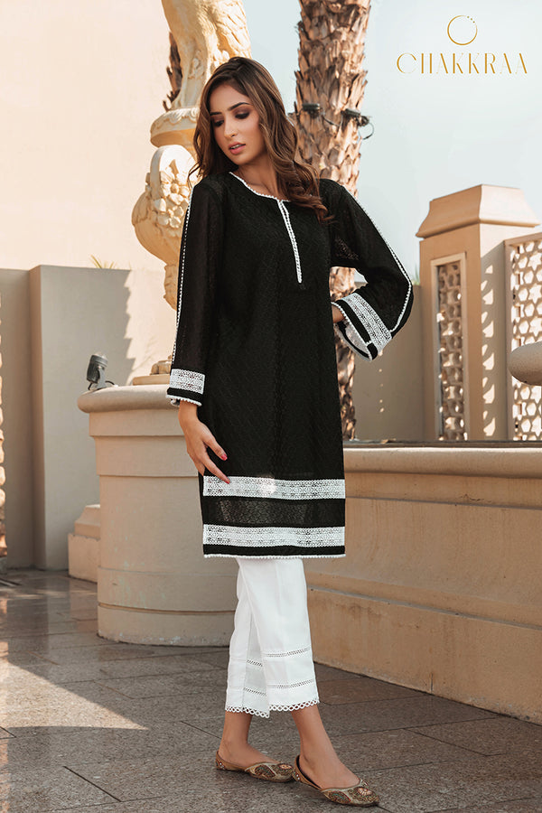 Julie Black Kurta