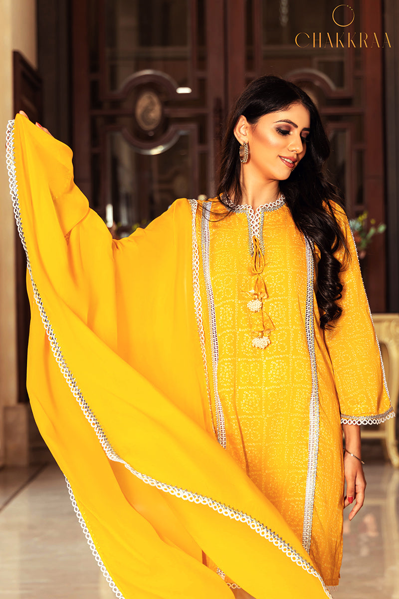 Sunflower Kurta Set