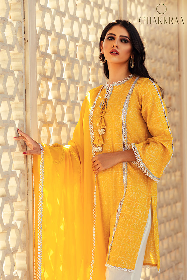 Sunflower Kurta Set