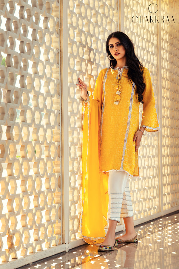 Sunflower Kurta Set