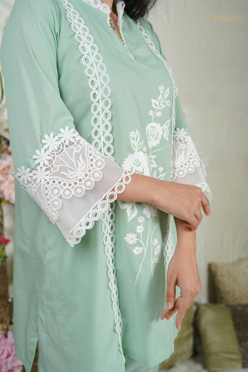 Leher Kurta Set