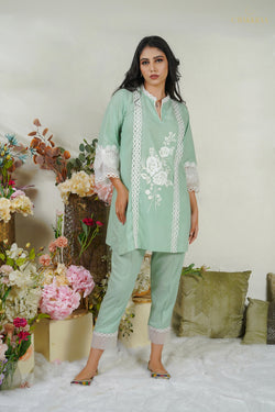 Leher Kurta Set