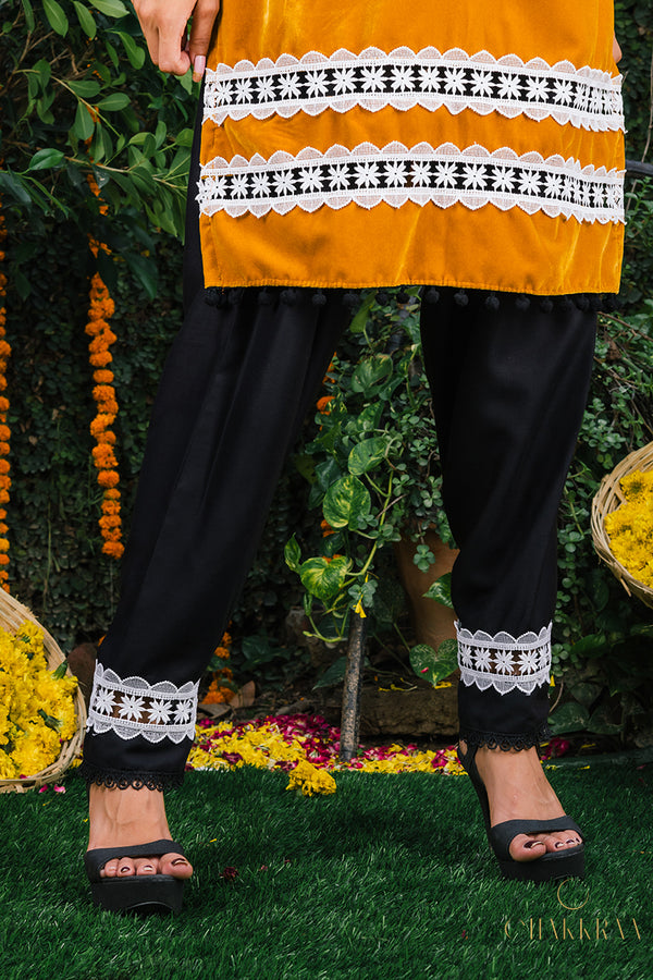 Gazal Black Harem Pants