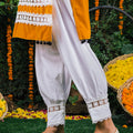 Gazal White Harem Pants