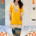 Kesariya Kurta Set